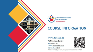 Which Courses are Available for Late Application at TUT?