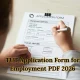 TUT Application Form for Employment PDF 2026