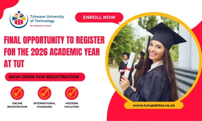 Final Opportunity to Register for the 2026 Academic Year at TUT