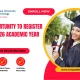 Final Opportunity to Register for the 2026 Academic Year at TUT